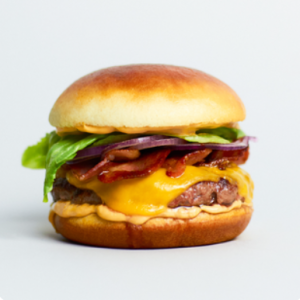 Grilled hamburger